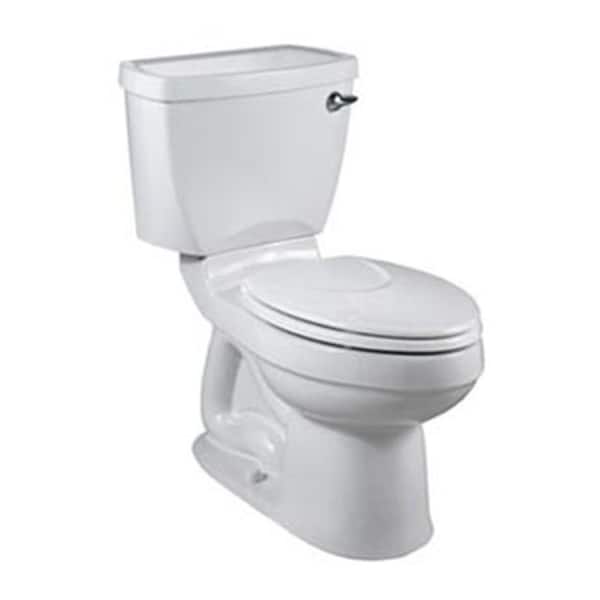 American Standard Champion 4 2-piece 1.6 GPF Right Height Elongated Toilet Less Seat in White