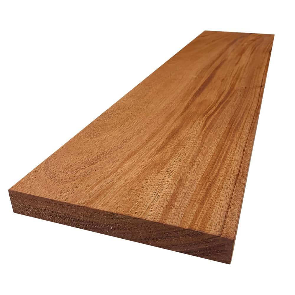 Swaner Hardwood 2 in. x 12 in. x 4 ft. African Mahogany S4S