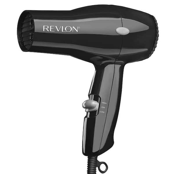 Revlon The Essential Compact 1875-Watt Hair Dryer with 2 Heat Settings in Black