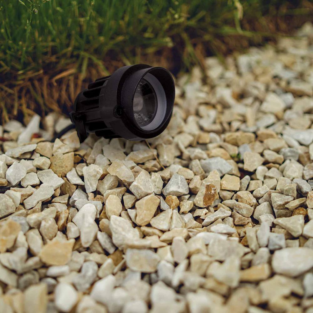 Black Aluminum Weather Resistant LED Pathway Spotlight