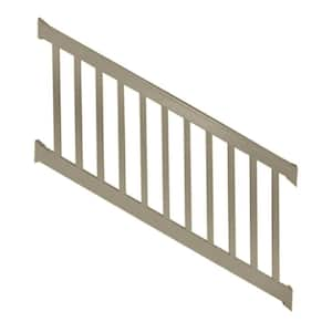 Vanderbilt 3 ft. H x 6 ft. W Khaki Vinyl Stair Railing Kit