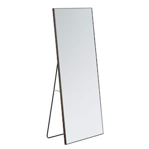 Anky Gray 31.4 in. W x 71 in. H Rectangle Wood Framed Full Length Mirror