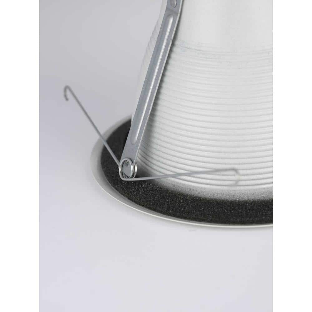 5" Black Indoor/Outdoor Step Baffle Recessed Trim