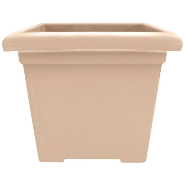 The HC Companies Venetian Window Planter Box W/Drain Plug - Long Planter Box For Windowsills, Balconies & More - Plastic Large Rectangular Outdoor Planters For Herbs & Flowers (24" Black