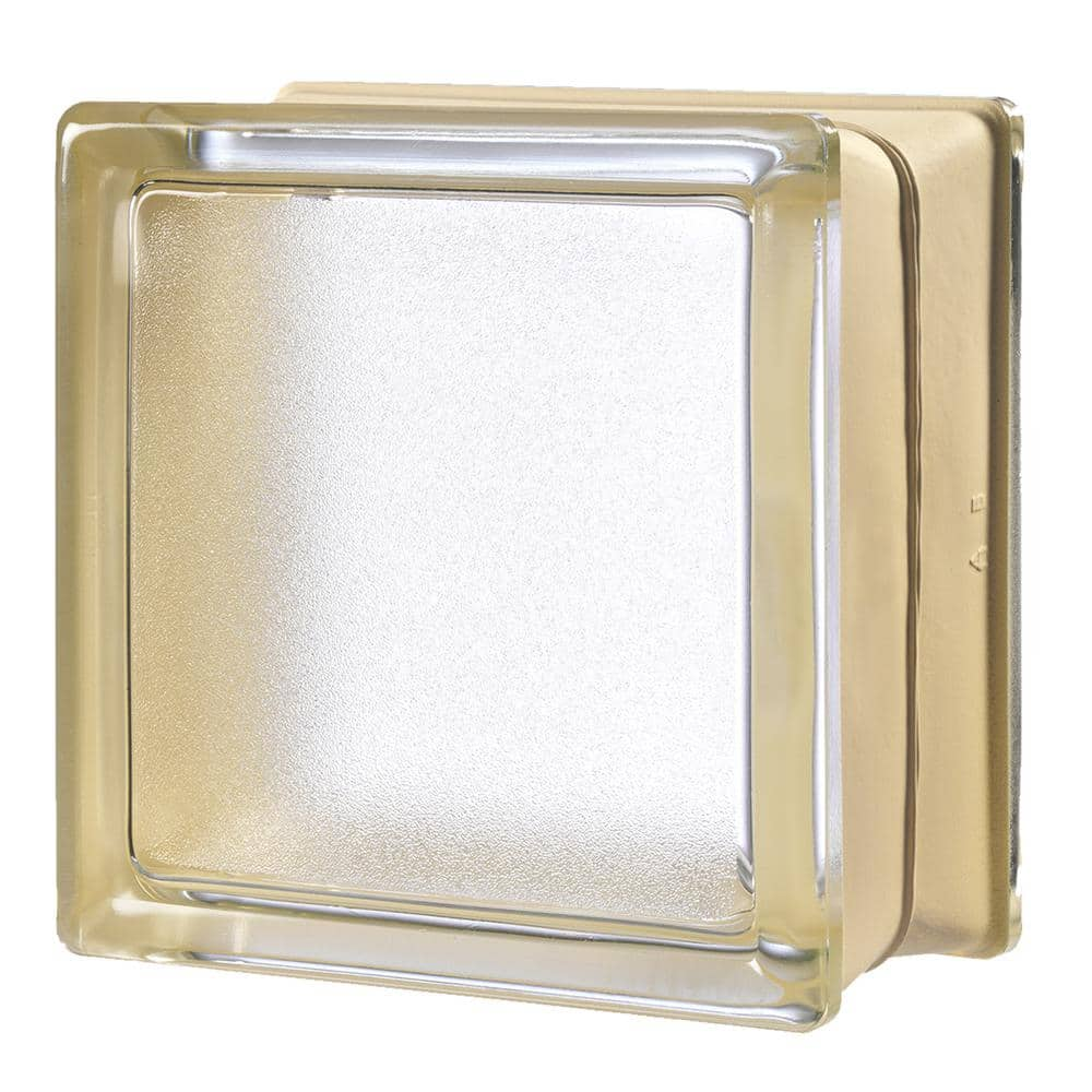 3 in. Thick Series 6 x 6 x 3 in. (6-Pack) Vanilla Mist Pattern Glass Block (Actual 5.75 x 5.75 x 3.12 in.) -  MyMINIGLASS, 122441V