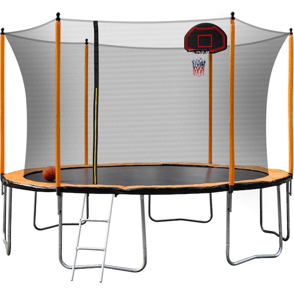 ft. Trampoline with Basketball Hoop and AL-W550S00008 - The Home Depot