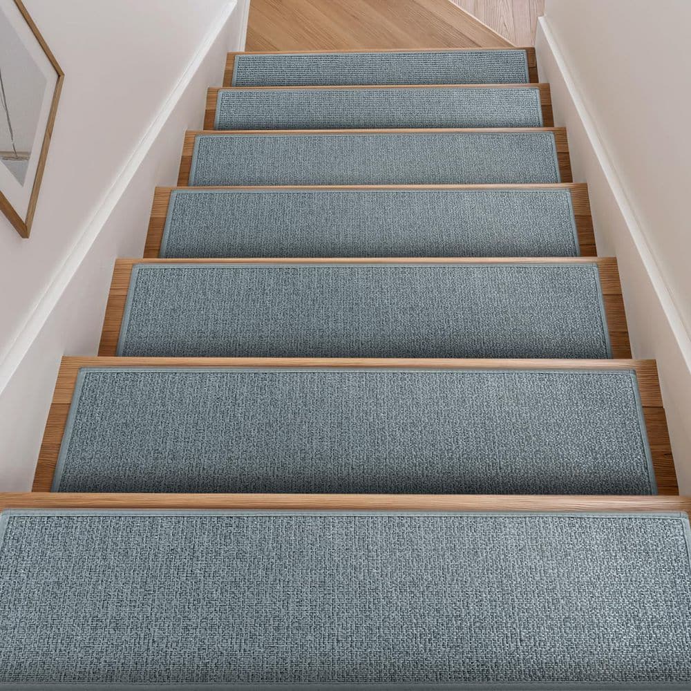 8 in. x 30 in. Chenille Stair Tread Cover (Set of 15)