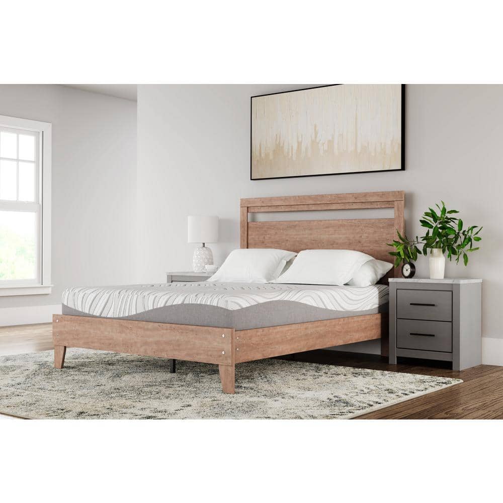 California King 10'' White Memory Foam Adjustable Bed Mattress
