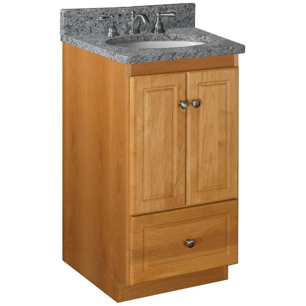 Simplicity by Strasser Ultraline 18 in. W x 21 in. D x 34.5 in. H Bath Vanity Cabinet without Top in Natural Alder