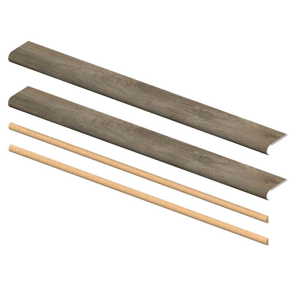 Palenque Park 5mm x 46in x 5in Exact Match Round Nose Open Stair Return/Landing Kit (2-Pack) price history on PriceWatchPro