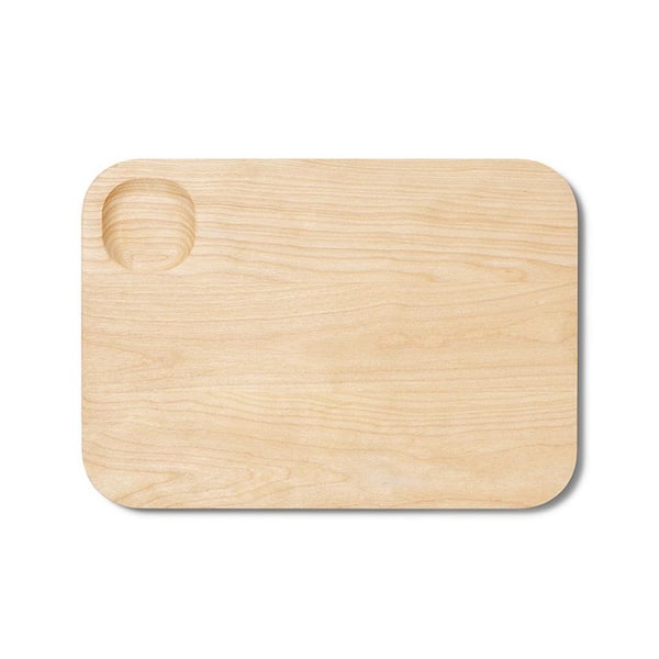 10 in. x 7 in. Retangular Birch Wood Cutting Board