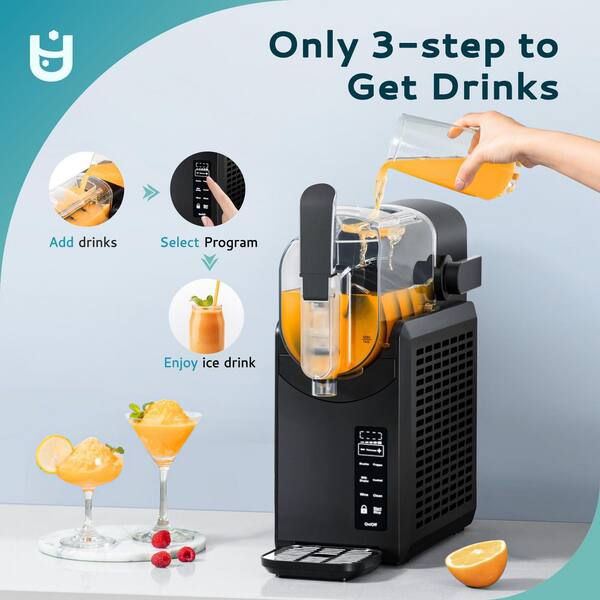 Inoviva Slushie Machine Barrel Kit - 68oz Replacement With Stirring Blades & Handle