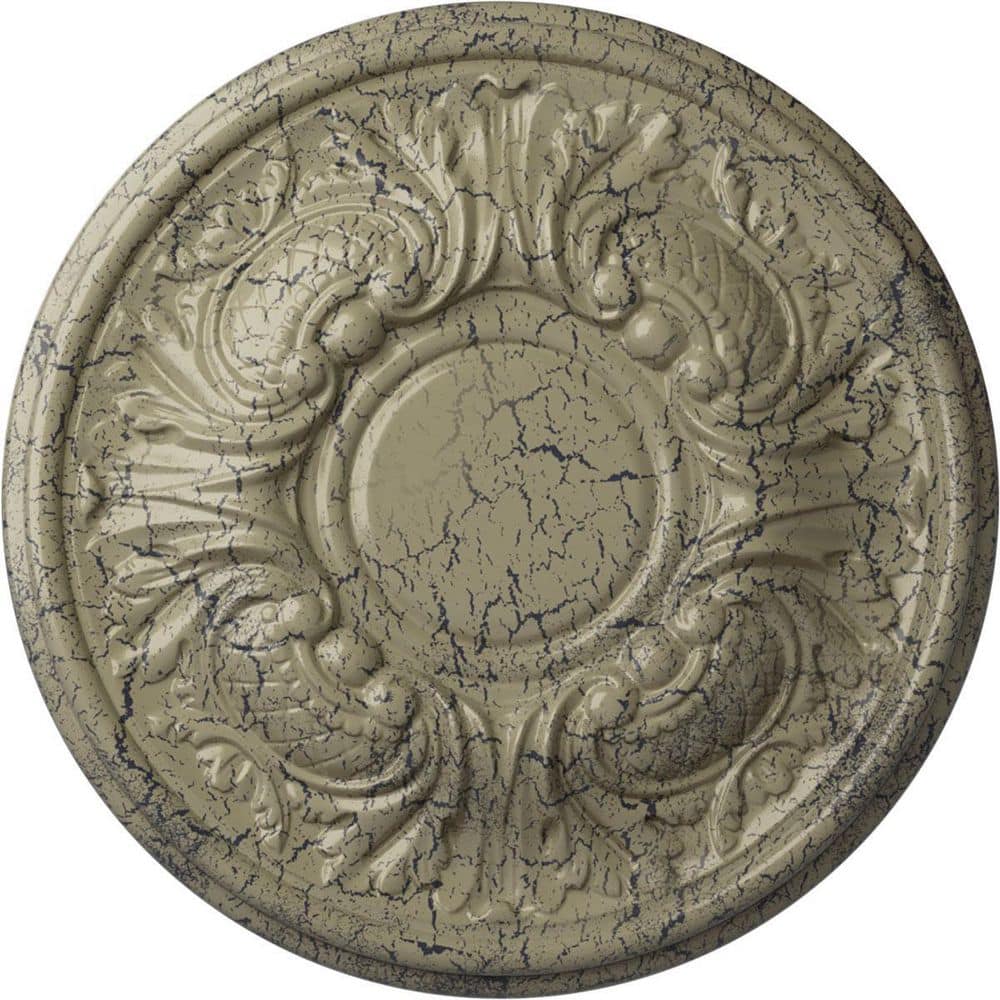 1-1/4 in. x 11-3/4 in. x 11-3/4 in. Polyurethane Wakefield Ceiling Medallion, Castle Stone Crackle price history on PriceWatchPro
