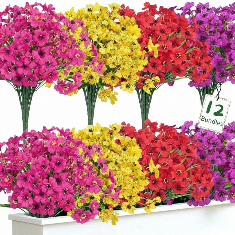 0.1 in. Artificial Multicolor Indoor/Outdoor UV Resistant Silk