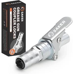 Quick Release Locking Grease Gun Coupler (1-Piece)