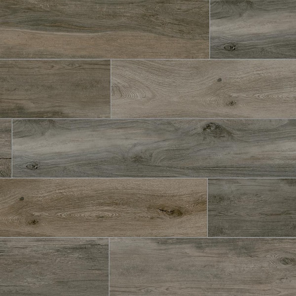 Corso Italia Selva Ash 8 in. x 40 in. Wood Look Porcelain Floor and Wall Tile (12.92 sq. ft./Case)