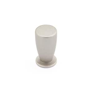 Bushwich Collection 1/2 in. (12 mm) Matte Nickel Contemporary Cabinet Knob