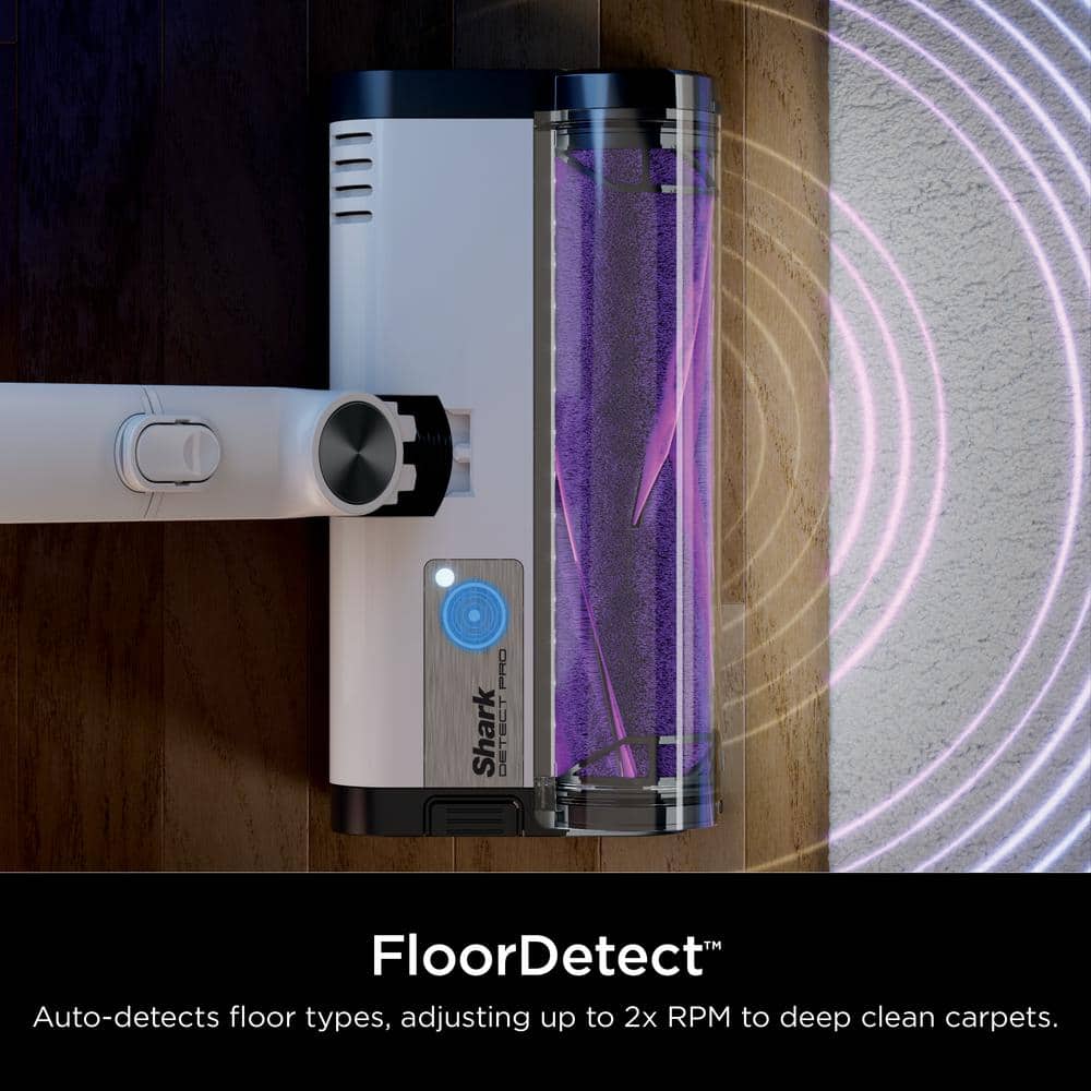 Shark White Cordless Stick Vacuum with HEPA Filter for Pets