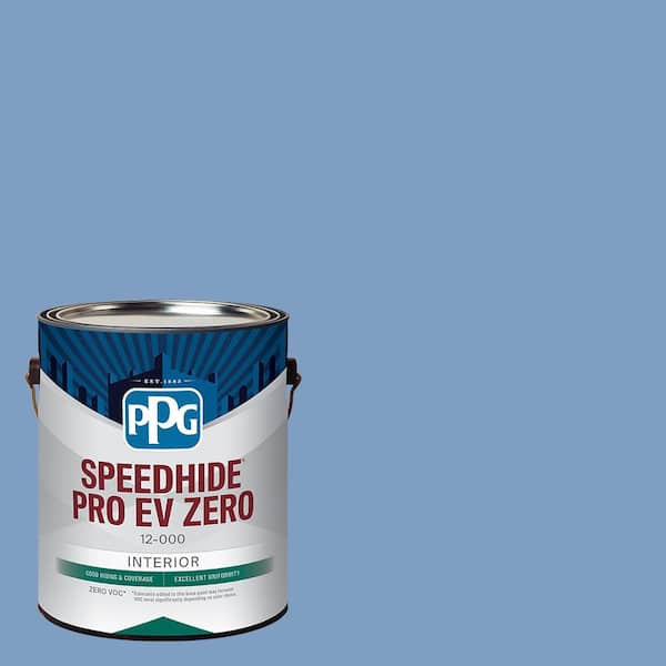 PPG Speedhide Pro EV Zero 1 gal. PPG1162-4 Alaskan Blue Eggshell Interior Paint