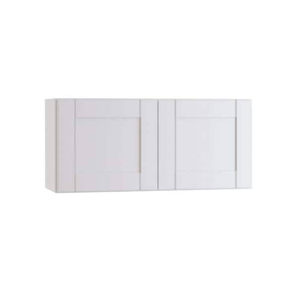 Richmond Verona White Plywood Shaker Ready to Assemble Wall Kitchen Laundry Cabinet Sft Cls 24 in W x 12 in D x 18 in H