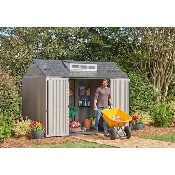 Install Only - Rubbermaid Plastic Storage Shed 10 FT. x 7 FT. (70 sq. ft.)