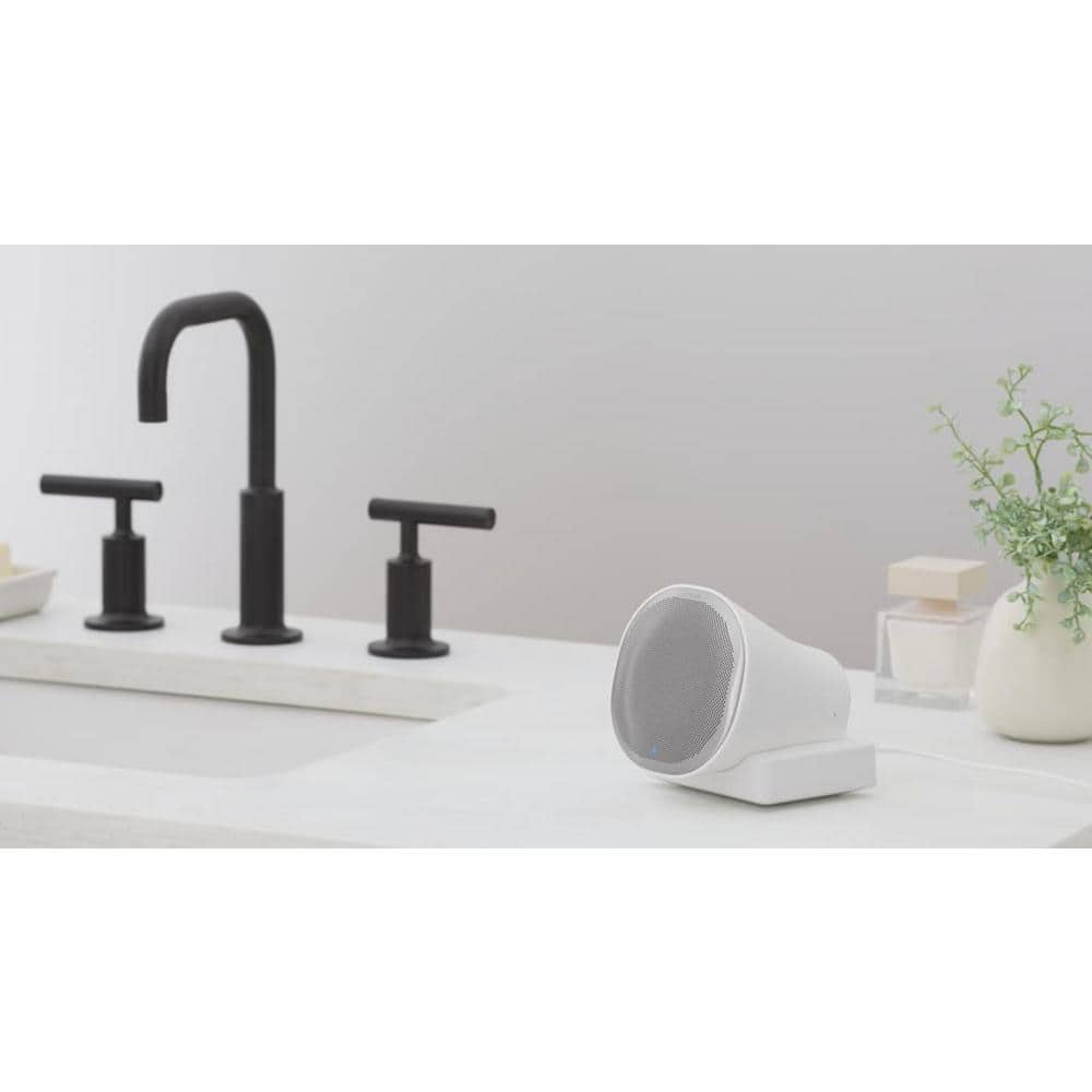 Matte Black 8.5" Ultra-Glide Ceramic Widespread Bathroom Faucet