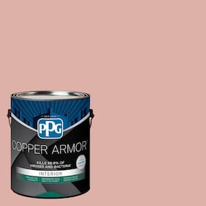 1 gal. PPG1058-4 Mesa Pink Eggshell Antiviral and Antibacterial Interior Paint with Primer