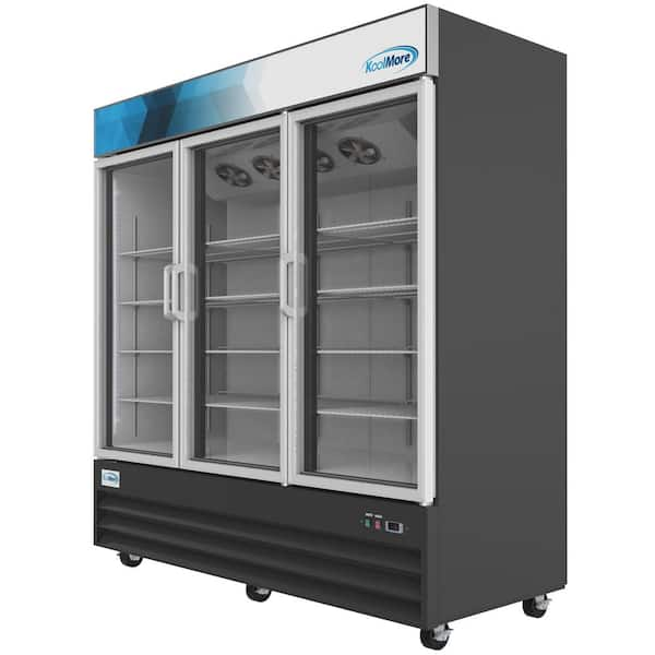 https://images.thdstatic.com/productImages/b3aad229-ecf7-4fab-9c23-19c5415f9def/svn/black-steel-and-glass-koolmore-commercial-refrigerators-mdr-3gd-1f_600.jpg