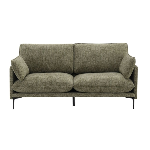 Acme Furniture Aspen 75 in. Track Arm Fabric Rectangle with 2