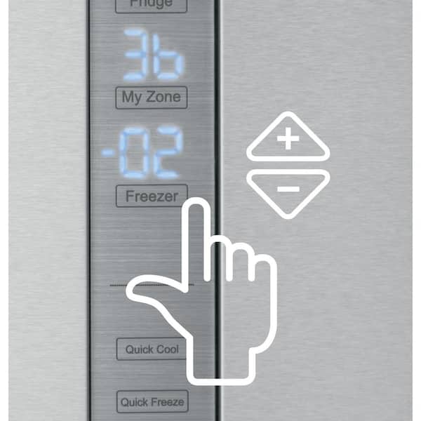Haier 15 cu. ft. Counter-Depth Bottom Freezer Refrigerator