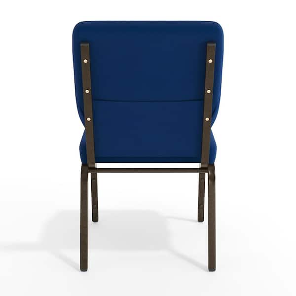 Carnegy Avenue Fabric Stackable Chair in Navy Blue CGA-XU-1279-NA