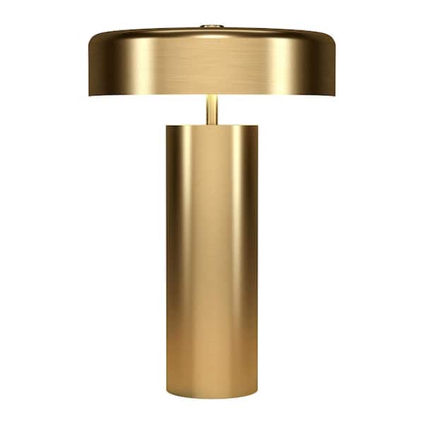 Nash 23.75 in. Brass Finish Table Lamp with Metal Shade