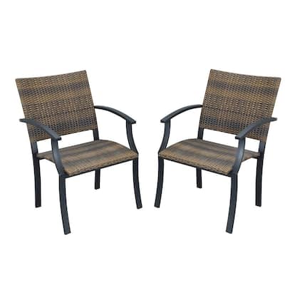 Newport Synthetic-Weave Patio Armchair (2-Pack)