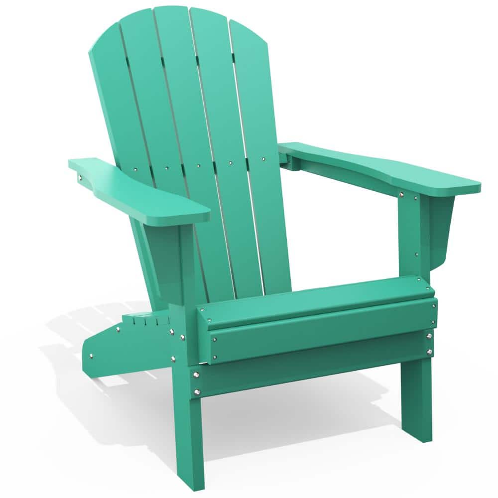 Turquoise All-Weather HDPE Outdoor Patio Adirondack Chair price history on PriceWatchPro