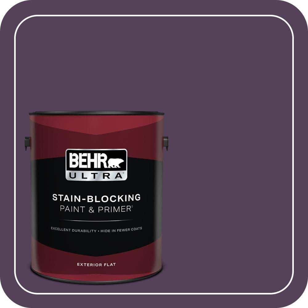1 gal. #S-H-680 Purple Bloom Flat Exterior Paint & Primer price history on PriceWatchPro