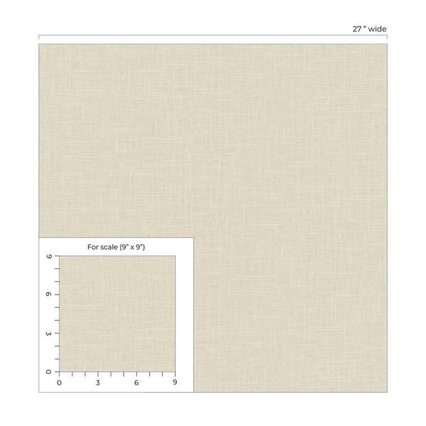 Seabrook Designs Glitter Faux Finish Nonwoven Unpasted Wallpaper - 27 in. W x 27 ft. L - White Linen