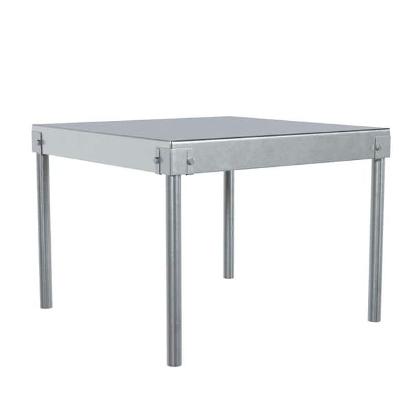 24 in. Galvanized Water Heater Stand, Square