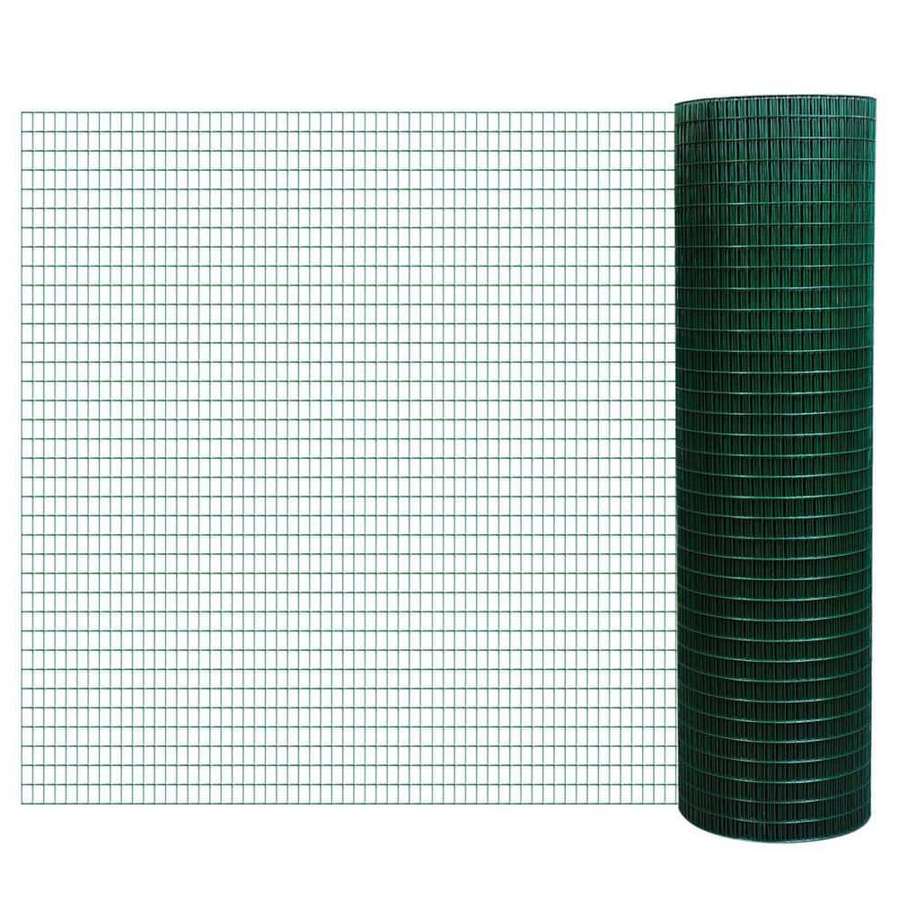 Amu Colo 12 In X 3 Ft X 98 Ft 19 Gauge Green Hardware Cloth Welded Cage Wire Chicken Fence 8591