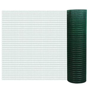 1/2 in. x 3 ft. x 98 ft. 19 Gauge Green Hardware Cloth Welded Cage Wire Chicken Fence Mesh Roll Square Wire Netting