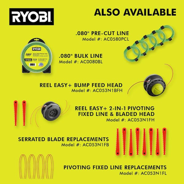 RYOBI ONE+ HP 18V Brushless Whisper Series 15 in. Cordless Battery