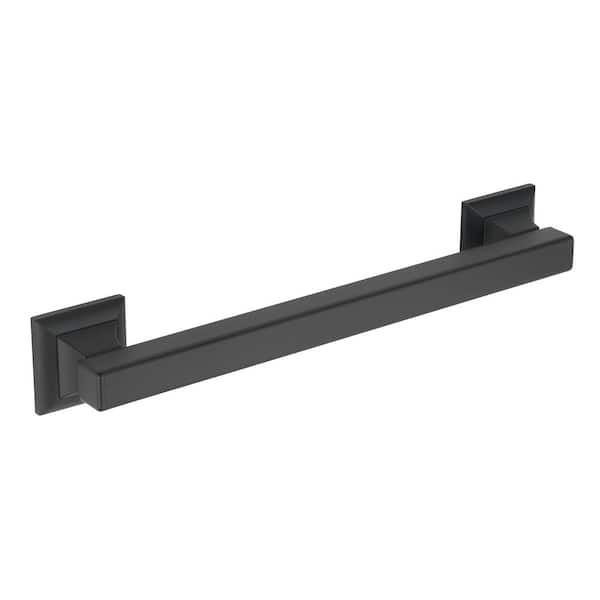 24 in. Designer Style Grab Bar in Matte Black