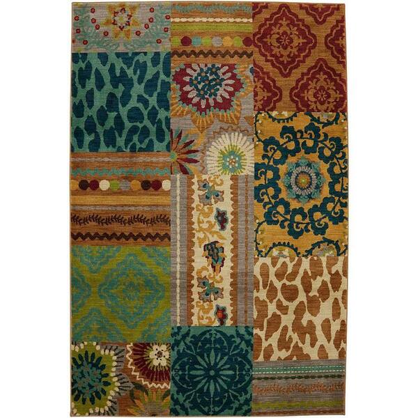 Karastan Celandine Dachshund 9 ft. 6 in. x 13 ft. 2 in. Area Rug