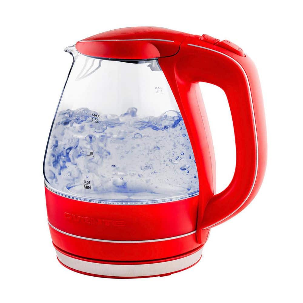 Farberware Electric Tea Pot Kettle 1.7L & Base- Works (blue light on)