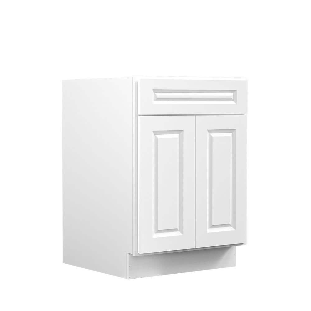 24 in. W x 24 in. D x 34.5 in. H in Cameo White Plywood Ready to Assemble Kitchen Base Cabinet price history on PriceWatchPro