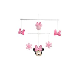 Minnie Mouse Pink, Rose and White Felt Ceiling Mobile