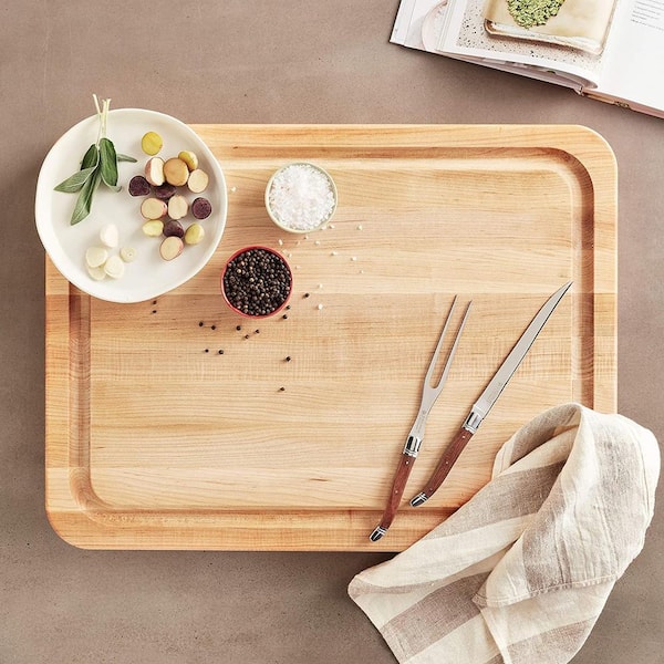 Restaurant Thick Plastic Cutting Board, 24x18 Extra Large, 1 Inch Thick