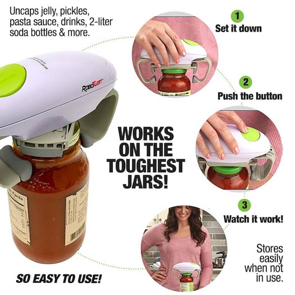 As Seen on TV Robo Twist Hands-Free Easy Jar Opener 1014 - The Home Depot