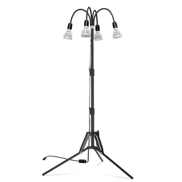 120-Watt  660nm Full Spectrum 5000K LED Grow Light with Adjustable Tripod Stand for Indoor Plants High PPFD Growing