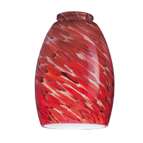 Westinghouse 6-1/4 in. Handblown Chili Pepper Shade with 2-1/4 in. Fitter and 4-3/8 in. Width