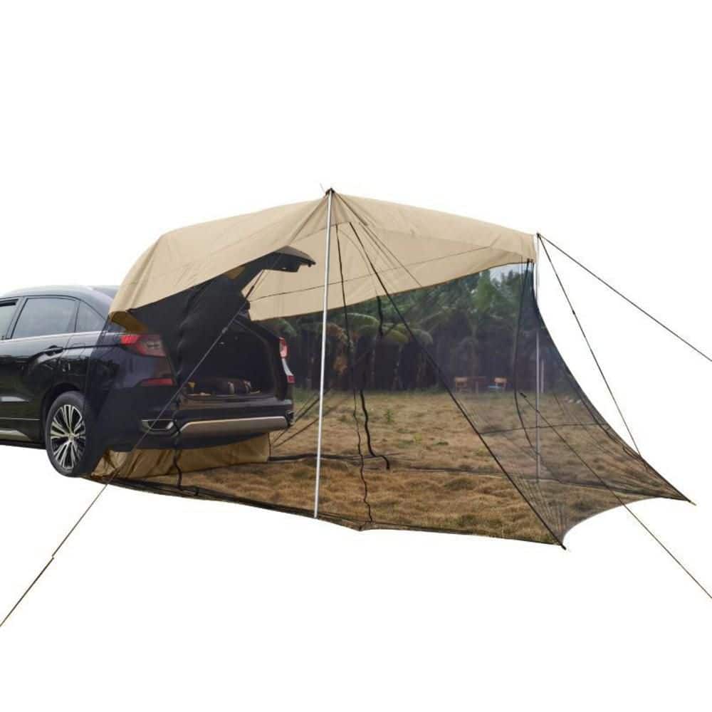 Beach Camping Mosquito-Proof Sunshade Tent with Extended Rear End